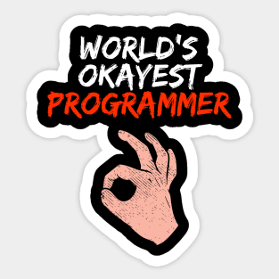 Funny Programming Code Profession Programmer Gift Sticker